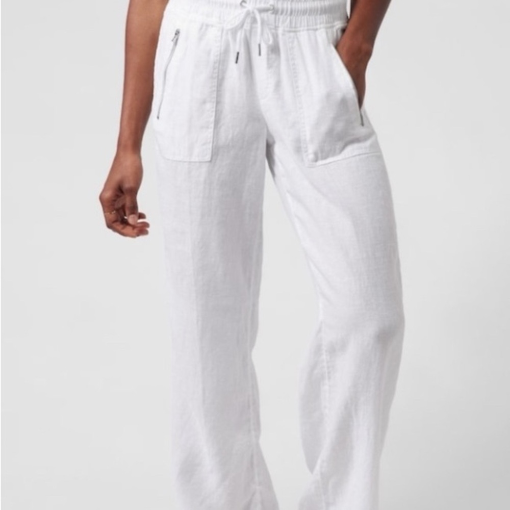 Athleta - White Wide Leg Jumpsuit for Effortless Style